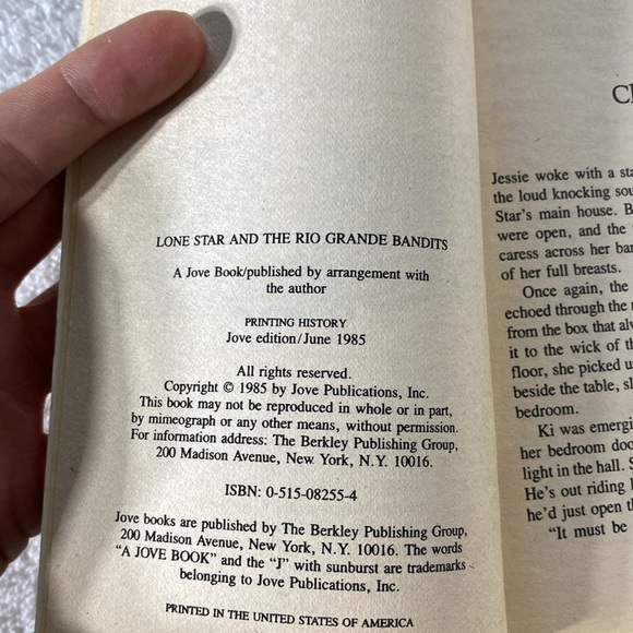 Vintage Lone Star Action Western Romance Novel x4 - Picture 15 of 15